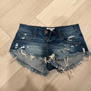 One Teaspoon Bonita Denim Shorts